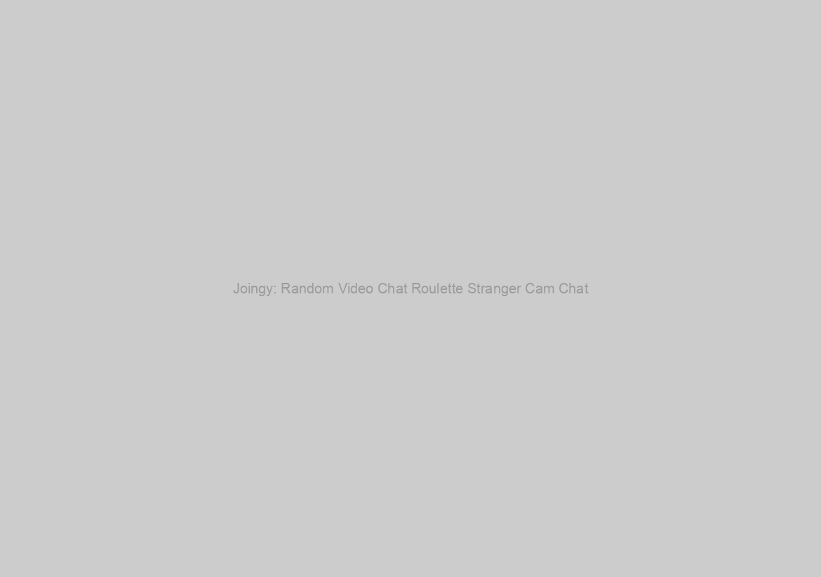 Joingy: Random Video Chat Roulette Stranger Cam Chat